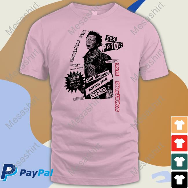 Sex Pistols Something Else Sid Vicious Action Man Shirt