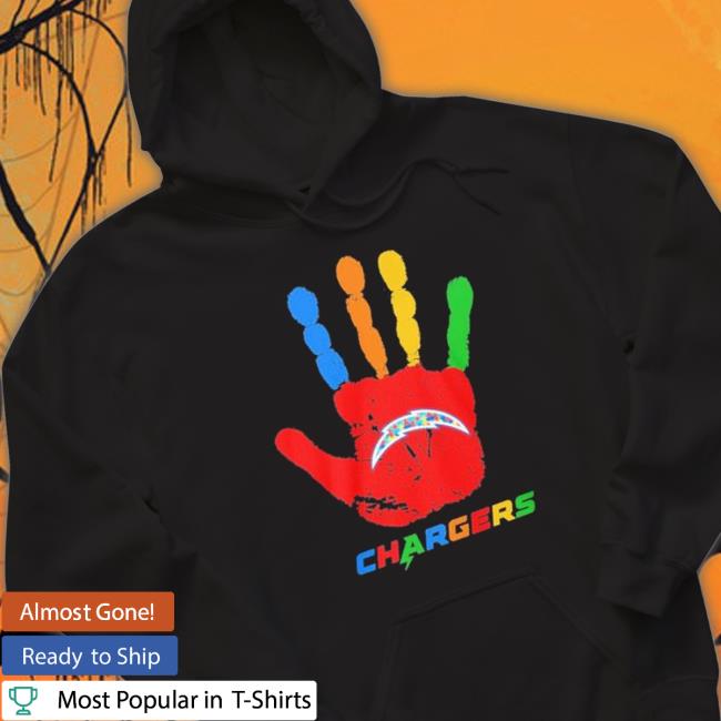 Los Angeles Chargers Hand Autism 2023 Shirt